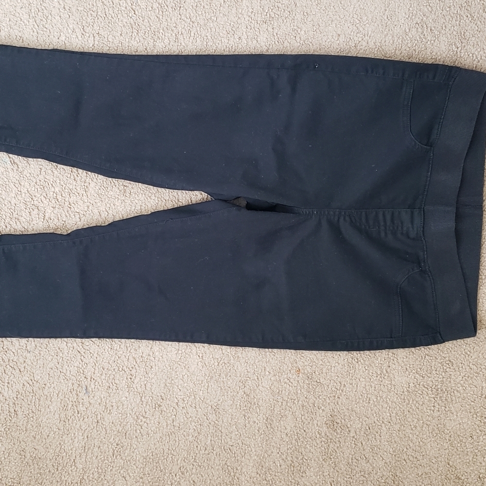 Black cotton pants